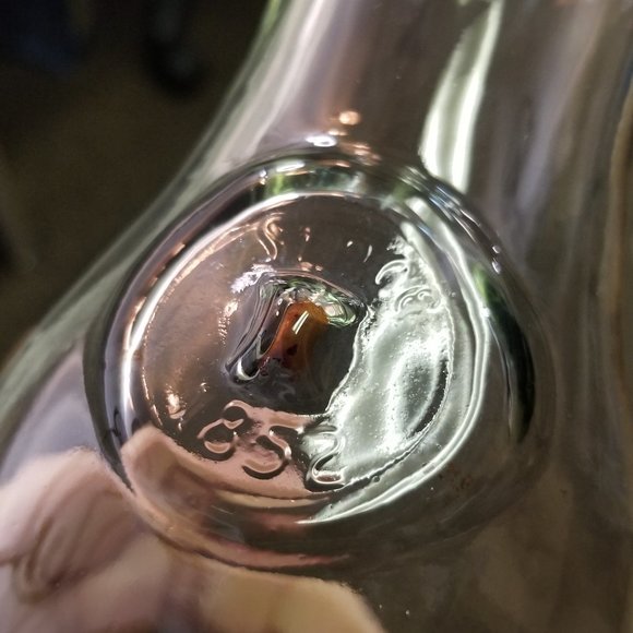 Vintage Paul Masson Vineyards Milk Bottle Clear Glass Wine Carafe 1qt Since 1852 - Picture 3 of 5